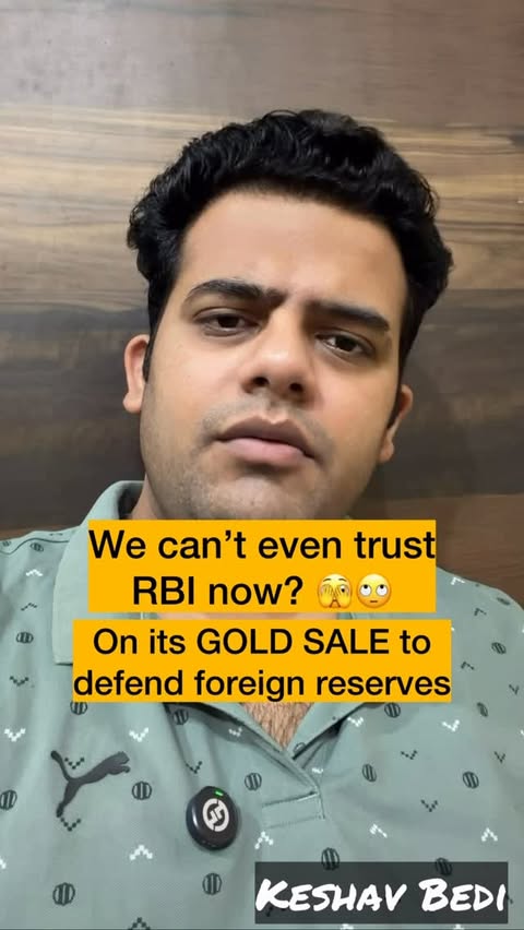 Instagram Reel by @pureeconomics, published Jun 3, 2026. Fact checking RBI and PIB’s fact check on GOLD sale reported by Bloomberg . . . #rbi #india #factcheck…