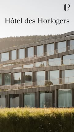 Instagram Reel by @lapatiala, published May 24, 2026. Hôtel des Horlogers is one of the most stylish stays in Switzerland’s Vallée de Joux. Located beside the…