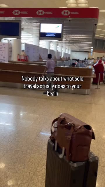 Instagram Reel by @mandakini_bhatia, published Apr 30, 2026. Nobody really talks about what solo travel does to you… We all see the aesthetic— the outfits, the…