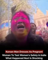 Instagram Reel by @catchyaxom, published Jun 6, 2026. A social experiment by a Korean content creator has gone viral after he reportedly disguised himself as a…