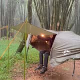 Instagram Reel by @ailesicamp, published May 21, 2026. camping heavy rain thunderstorm ?️⛈️?️ #camping ?️ #campinglife #campinglife #rain #outdoors