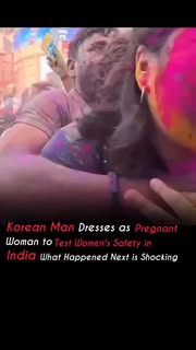 Instagram Reel by @indianstodays_truth, published Jun 6, 2026. A Korean content creator's social experiment is going massively viral after he reportedly dresse…