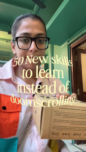 Instagram Reel by @byshrutic, published May 22, 2026. Money & Career Skills 1. Negotiation 2. Sales psychology 3. Public speaking 4. Cold emailing 5. Networkin…