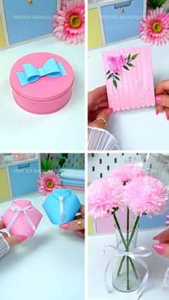 Instagram Reel by @innovamanualidades, published May 23, 2026. 4 Manualidades fáciles ? Ideas para regalar #diy #manualidades #craft