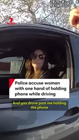 Instagram Reel by @7newsaustralia, published May 29, 2026. Bodycam footage captured the moment a police officer in Florida pulled over a woman accusing her of…