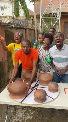 Instagram Reel by @unclemartete, published May 29, 2026. Mystery Clay pot Fun game. #viral #reels #viralreels
