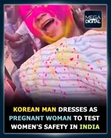 Instagram Reel by @megadigital.tv, published Jun 6, 2026. A Korean content creator’s social experiment is going massively viral after he reportedly dressed up…