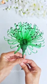 Instagram Reel by @asymoh_diy_and_crafts, published May 29, 2026. This Plastic Bottle Flower Hack Will Blow Your Mind #diy #fyp #crafts #flowers #handmade Lear…