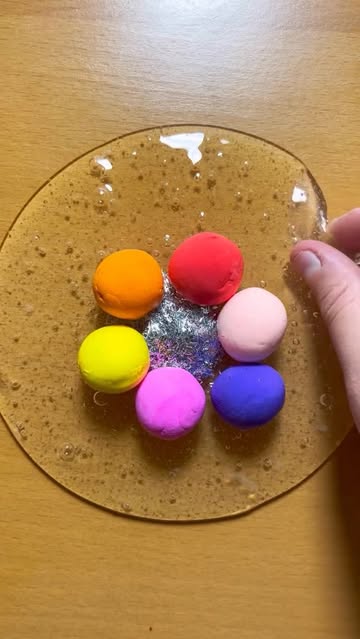 Instagram Reel by @home.made494, published May 28, 2026. Mixing Slime + Lip Balm + Glitter + Clay I Satisfying ASMR #fyp #viral #trend #asmr #Makeup
