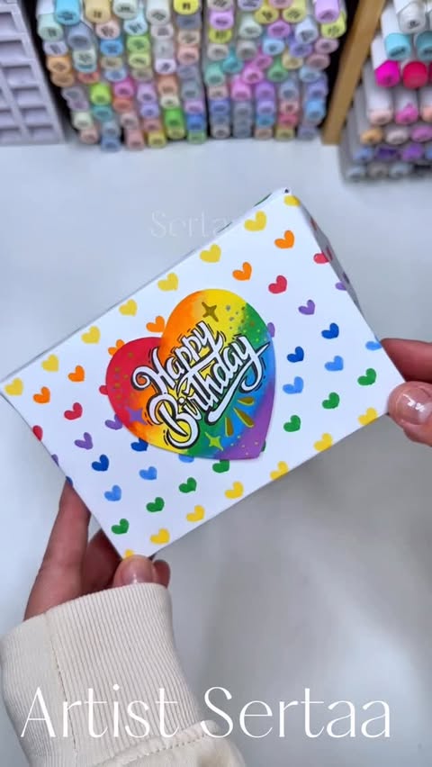 Instagram Reel by @artsertaa, published May 26, 2026. Cute Box for 5 min ? #craft #gift #happybirthday