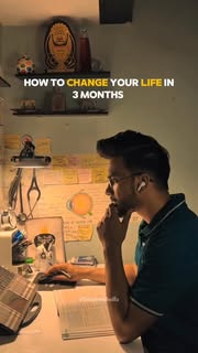 Instagram Reel by @studywithaffu, published May 3, 2026. Stop wishing, start doing. Your new life starts today. Let’s work. ? #LifeReset #PersonalGrowth #Produ…