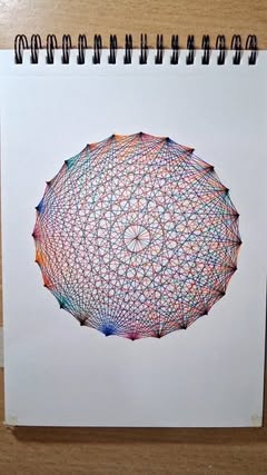 Instagram Reel by @consciouslines09, published May 29, 2026. Some lines. Some colors. Endless patience. ✨? This oddly satisfying geometric art turned out bette…