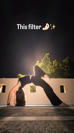 Instagram Reel by @zenwithneha, published May 21, 2026. Try it ☺️? #yoga #trending #lofidusk #trend #reels