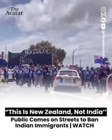 Instagram Reel by @theavatarindia, published Jun 3, 2026. A major controversy has erupted in South Auckland, New Zealand, after an anti-immigration group disru…