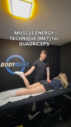 Instagram Reel by @ben_physiotherapy, published May 28, 2026. ? MUSCLE ENERGY TECHNIQUE for QUADRICEPS ? A technique that utilises active-assisted stretching a…