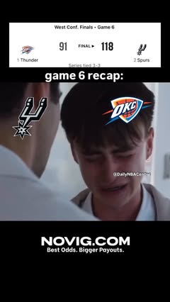 Instagram Reel by @daily.nba.centre, published May 29, 2026. The San Antonio Spurs kept their championship hopes alive in dominant fashion after crushing the O…