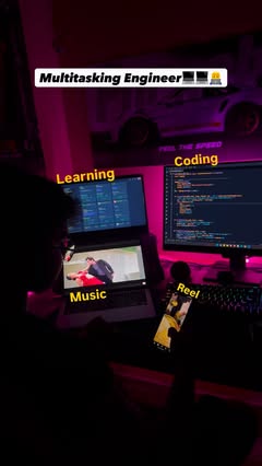 Instagram Reel by @bnganshraj, published May 29, 2026. Multitasking engineer ????‍?. . #softwareengineer #bollywood #reels #viral #night