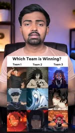 Instagram Reel by @junaid_style123, published May 30, 2026. Which team is winning [Team battles, jujutsu kaisen, toji, gojo, sukuna, Naruto shippuden, Naruto,…