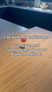 Instagram Reel by @child.and.home, published May 31, 2026. Cette balle rebondit. ? Faite avec 2 ingrédients que tu as déjà à la maison. ? Les écrans s’allument…
