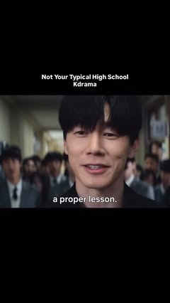 Instagram Reel by @myhappypeacee, published May 7, 2026. Not Your Typical School Kdrama! Kdrama: teach you a lesson Tells the story of students, parents, and t…