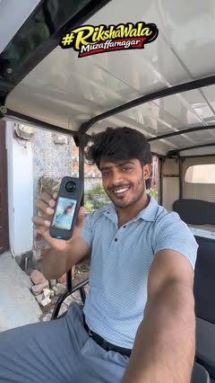Instagram Reel by @sumit_prajapati87, published May 30, 2026. Mera camera . . riksha vlog, e rickshaw vlog, haryanvi song reel, haryanvi vibes, daily vlog, des…