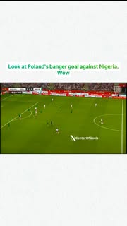 Instagram Reel by @football.sporta, published Jun 4, 2026. PoojaMedia's post highlights a powerful long-range strike by Poland that equalised 2-2 against Niger…