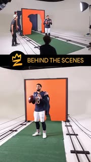 Instagram Reel by @zachking, published Jun 4, 2026. Behind the scenes with Caleb Williams | Full #Madden27 reveal on June 4th #ad @eamaddennfl