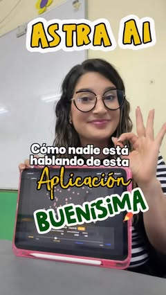 Instagram Reel by @tati_laprofe, published May 30, 2026. ¿Cómo nadie está hablando de esta aplicación? ¡Está buenísima! Astra AI. Juegos y simulaciones de mate…