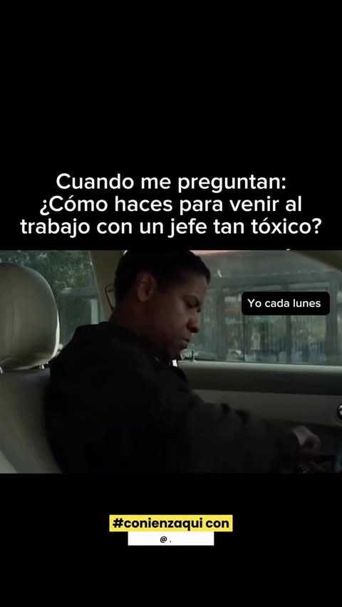 Instagram Reel by @gustavomirandam, published May 12, 2026. NO ES NORMAL TENER QUE “MENTALIZARTE” CADA LUNES SOLO PARA SOPORTAR A TU JEFE. ? cuando me pregunta…