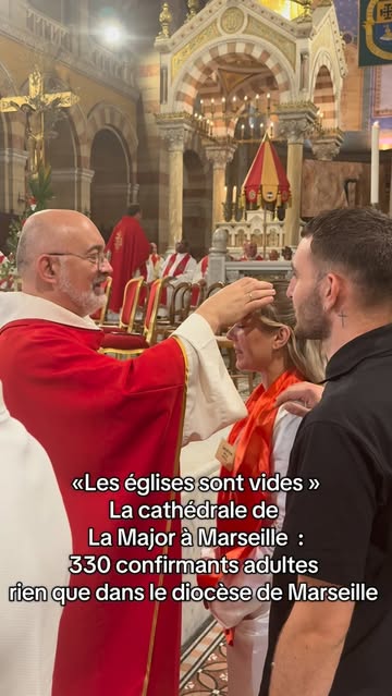 Instagram Reel by @sandrinedrl, published May 25, 2026. Félicitations à tous les confirmants, bonne fêtes de Pentecôte à tous ?️✨❤️‍? #confirmation #confirmant…