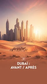 Instagram Reel by @lucretia_immobilier, published May 13, 2026. Il y a des villes qui suivent leur époque. Dubaï dicte la sienne. Ce qui se contemple aujourd’h…