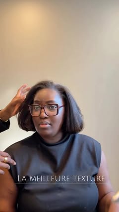 Instagram Reel by @chezfortunehair, published Apr 25, 2026. Kinky Hair Bob style années 90 Ma cliente est très satisfaite du résultat. C’était la première fois…