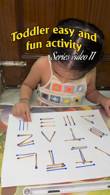 Instagram Reel by @aavya_miraya._, published May 22, 2026. Toddler easy and fun activities . . . . Toddler, kids, parenting, mothers, moms, mother, mom, hacks,…