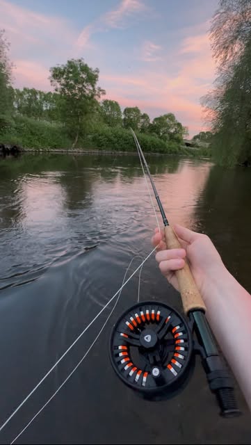 Instagram Reel by @outtherewithtom, published May 25, 2026. Fly fishing setup for trout fishing #fishingvideos #troutfishing #flyfishing #trout #fishingvideos