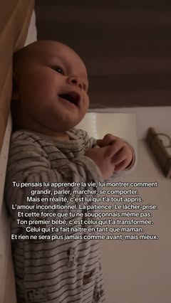 Instagram Reel by @mariamoreira_99, published May 24, 2026. Mon premier bébé, celui qui m’a transformée, qui m’a appris à me dépasser, à me découvrir autrement…