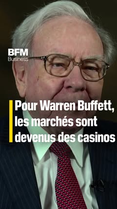 Instagram Reel by @bfmbusiness, published May 6, 2026. Pour Warren Buffett, les marchés sont devenus des casinos ?? L'emblématique homme d'affaires et investis…