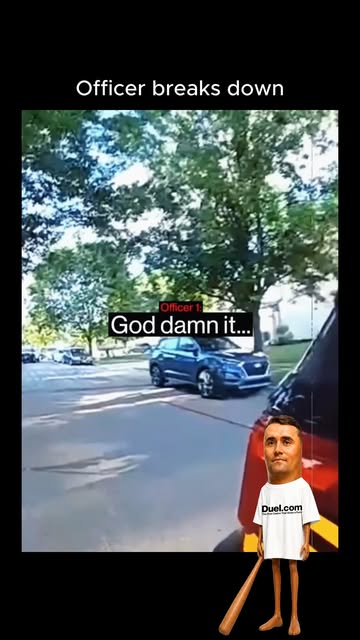 Instagram Reel by @policedialed, published May 29, 2026. Bodycam footage captured the emotional aftermath of a high-pressure police incident, showing an office…