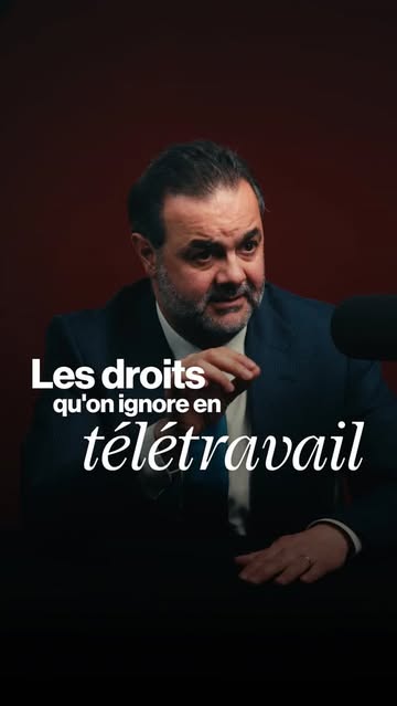 Instagram Reel by @avocat.avi.bitton, published May 11, 2026. Télétravail : faites payer vos frais à l'employeur ! Le télétravail n'est pas un cadeau, c'est un…