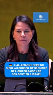 Instagram Reel by @infosminutesfr, published Jun 4, 2026. ?? : Pour la première fois, l’Allemagne échoue à obtenir un siège de membre non permanent au Conseil…