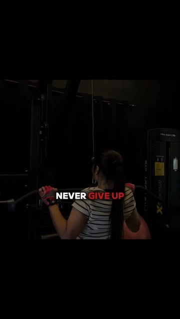 Instagram Reel by @nisha_karmakar_62, published May 27, 2026. Never give up???... . . Gym motivation, fitness reel, gym consistency, muscle building, gym inspi…