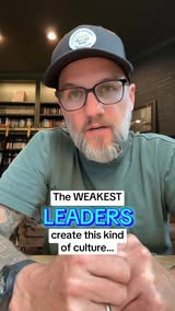Instagram Reel by @thedispensableceo, published May 16, 2026. Weak leaders create cultures where honest employees eventually stop speaking. Employees pay atten…