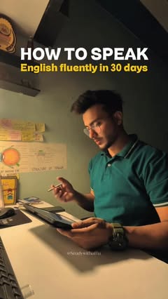 Instagram Reel by @studywithaffu, published May 5, 2026. I understand English but i can’t speak.?? 1.The “Mirror Speaking Hack” Stand in front of a mirror and…
