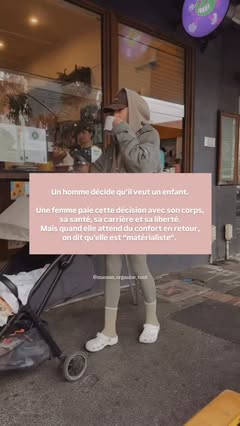 Instagram Reel by @maman_organise_tout, published May 25, 2026. Pendant longtemps, j’ai cru qu’il fallait choisir. Entre être présente pour mes enfants… ou tra…