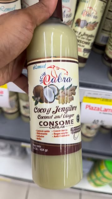 Instagram Reel by @janedetodounchin, published May 20, 2026. ✨Consejos✨ el más Buscado ✨ Dale vida a tu cabello con el Consomé Coco y Jengibre de Laboratorios…
