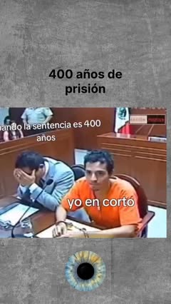 Instagram Reel by @ojo.despertador, published May 15, 2026. Una sentencia de esta magnitud no se ve todos los días y refleja la gravedad de los actos cometidos…