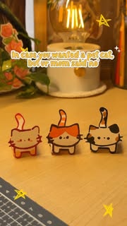 Instagram Reel by @whimsy.sketch, published May 30, 2026. make your own no-maintenance pet ⭐️? save this #cat #diycrafts #papercraft #trendingreels #pinteresti…