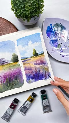 Instagram Reel by @artbylisma, published May 24, 2026. A quick little watercolor study that somehow feels like a mini escape. Sometimes all all it takes is a f…