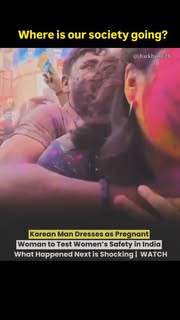 Instagram Reel by @jharkhand.28, published Jun 5, 2026. A Korean content creator’s social experiment is going massively viral after he reportedly dressed up as…