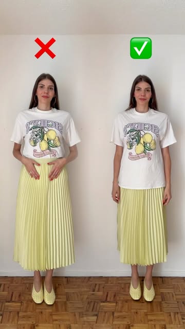 Instagram Reel by @magicarmarium, published May 26, 2026. FASHION HACKS ? GUÁRDALO ✅ Si tu falda es de tela delgada y la playera se marca horrible por debajo……