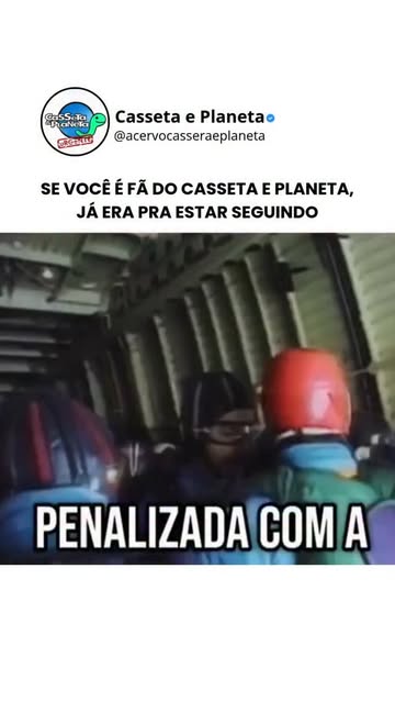Instagram Reel by @acervocassetaeplaneta, published Jun 3, 2026. Aqui vão 5 curiosidades sobre Casseta & Planeta, Urgente!: 1️⃣ União de dois grupos O programa…